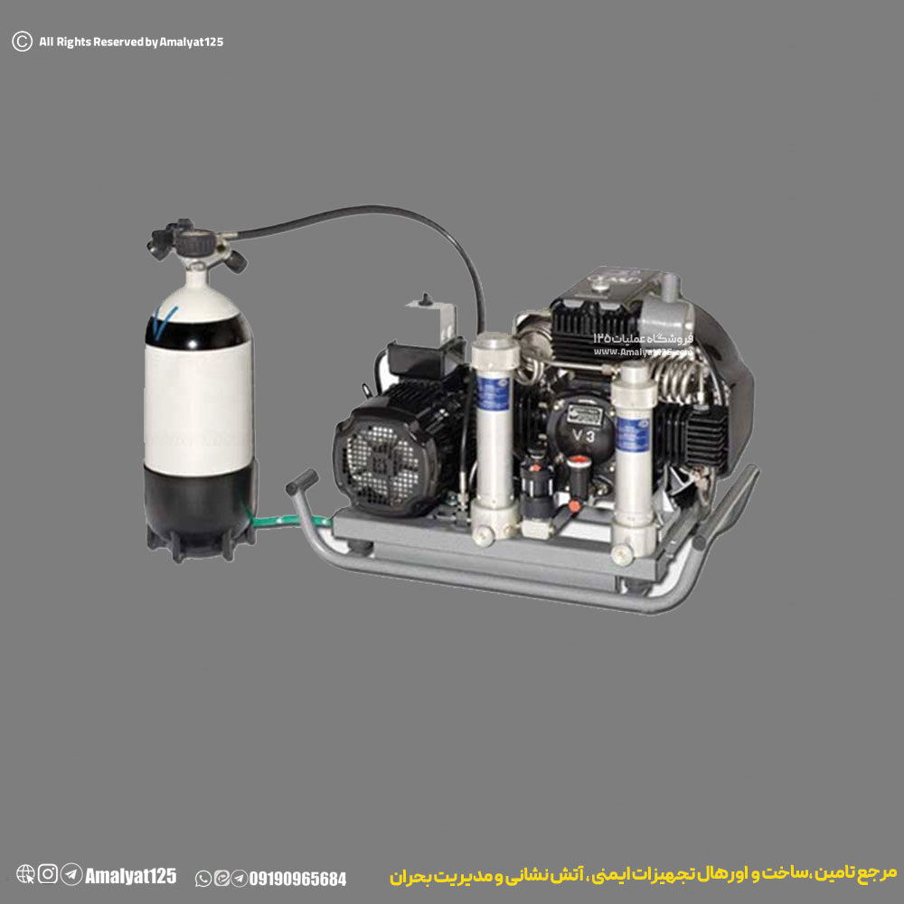 کمپرسور شارژ هوای تنفسی LW225E الکتریکی سه فاز